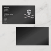 スカルのプロフィールカード 名刺 (正面/裏面)