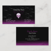 スカルのヘアーサロンの名刺 名刺 (正面/裏面)