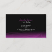 スカルのヘアーサロンの名刺 名刺 (裏面)