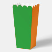 スカルのボーン緑とオレンジのポップコーンの箱 フェイバーボックス (裏面)