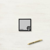 スカルのポストイットノート ポストイット (デスク上)