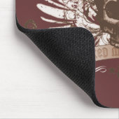 スカルのモンタージュ-青銅 マウスパッド (コーナー)