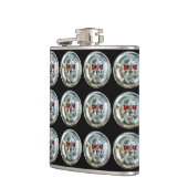 スカルのライダー フラスク (左)