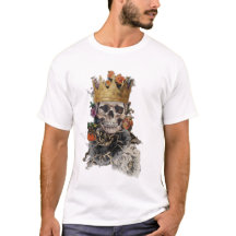 スカルのラップTシャツ