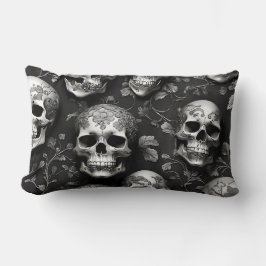 スカルの不思議な ランバークッション