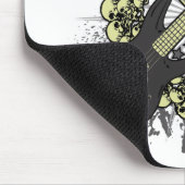 スカルの円 マウスパッド (コーナー)