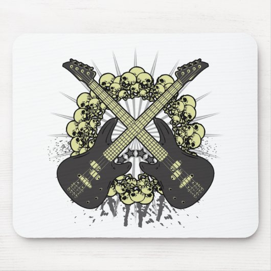 スカルの円 マウスパッド (正面)