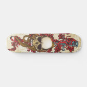 スカルの剣のスケートボード スケートボード (横)