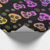 スカルの包装紙 ラッピングペーパー (角)