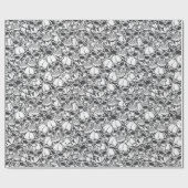 スカルの包装紙 ラッピングペーパー (フラット)