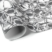 スカルの包装紙 ラッピングペーパー (ロールコーナー)