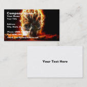 スカルの原爆 名刺 (正面/裏面)