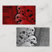 スカルの名刺 名刺 (正面/裏面)