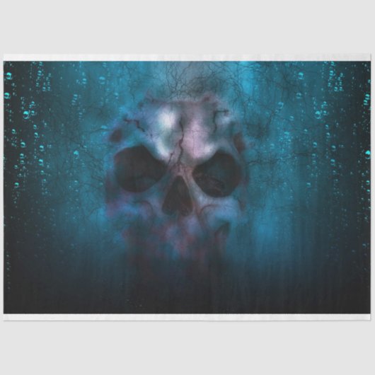 スカルの宇宙15デクページティッシュペーパー 薄葉紙 (正面)