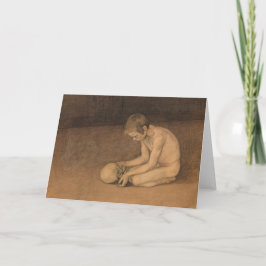 スカルの少年（Magnus Enckell著） カード