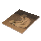 スカルの少年（Magnus Enckell著） タイル (側面)