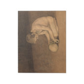 スカルの少年(Magnus Enckell著) ノートパッド (回転)