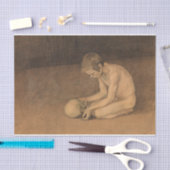 スカルの少年（Magnus Enckell著） 薄葉紙 (クラフト)