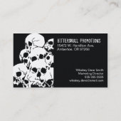 スカルの山の名刺 名刺 (裏面)