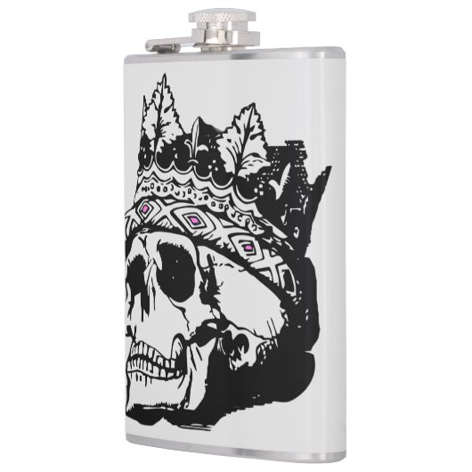 スカルの日Dead Personalize Name Flask フラスク (左)