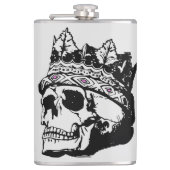 スカルの日Dead Personalize Name Flask フラスク (正面)