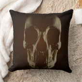 スカルの枕 クッション (ブランケット)