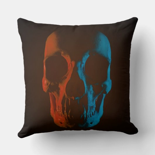 スカルの枕 クッション (裏面)