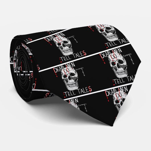 スカルの法医科学CSIの死んだ人 ネクタイ (ロール)