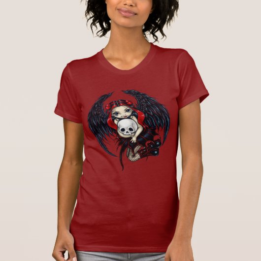スカルの泥棒のゴシック様式妖精のワイシャツ Tシャツ (正面)