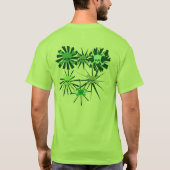スカルの渦巻の緑 Tシャツ (裏面)