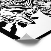 「スカルの王座について」アートプリントリチャード・ディーン ポスター (角)