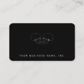 スカルの直面 名刺 (正面)