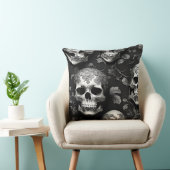 スカルの神経質で神秘的な クッション (椅子)