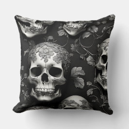 スカルの神経質で神秘的な クッション