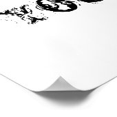 スカルの結婚プラグ抜き ポスター (角)