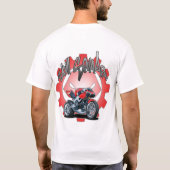 スカルの艦隊ホンダ Tシャツ (裏面)