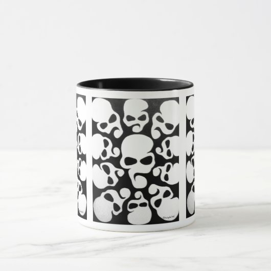スカルの花 マグカップ (中央)