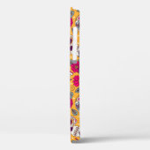 スカルの花：メキシコの日背景 Case-Mate iPhoneケース (裏面 / 左)