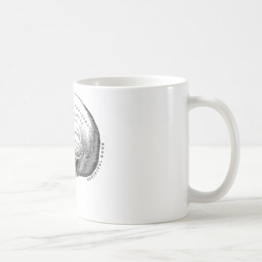 スカルの解剖学 コーヒーマグカップ (右)