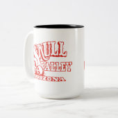 スカルの谷、アリゾナ ツートーンマグカップ (正面左)