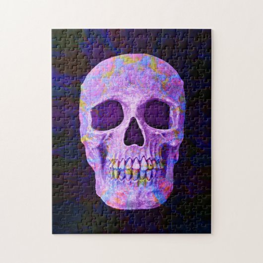 スカルの頭の日 ジグソーパズル (縦)