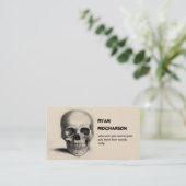 スカルの骨組名刺 名刺 (スタンド正面)