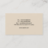 スカルの骨組名刺 名刺 (裏面)