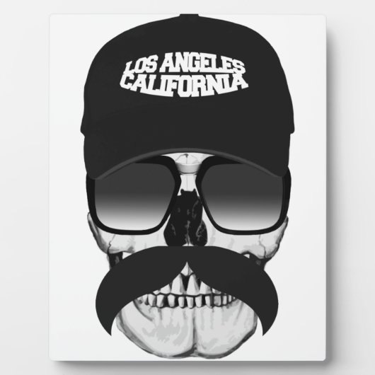 スカルの髭カリフォルニア フォトプラーク (正面)