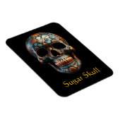 スカルの3Dデーカスタム マグネット (右側)