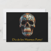 スカルの3Dデーカスタム 招待状 (正面)