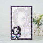 スカルのFaeryの文房具 便箋 (スタンド正面)