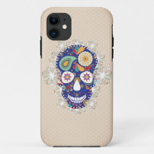 スカルのiphoneを開花します iPhone 11 ケース