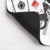 スカルのmousepad マウスパッド (コーナー)