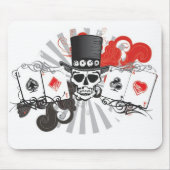 スカルのmousepad マウスパッド (正面)